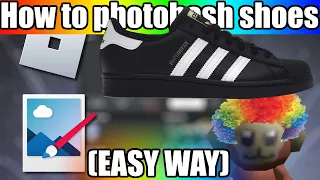 HOW TO PHOTBASH SHOES (THE EASY WAY) | ROBLOX DESIGNING