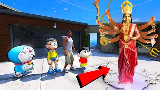 GTA 5 : Franklin & Shinchan Celebrate Dussehra In GTA 5 ! (GTA 5 Mods)