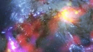 Pan Across ALMA/Hubble views of the Antennae Galaxies [720p]