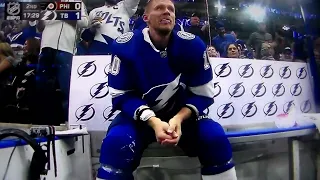 NHL hockey fight - Corey Perry(Lightning) vs. Justin Braun(Flyers)