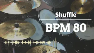 80 BPM 드럼비트 (Shuffle Beat 80 BPM)