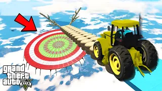 Tractor Parkour race 99.99% People Dont Know How To Complete This Race Of GTA 5!