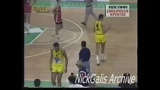 1990 AS Aris (Greece) - CSKA (Moscow) 111-91 Basketball. Friendly tournament, full match