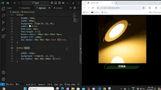 Create Light on off project by HTML CSS and JavaScript (part 1) | Mini projects | Plus Tech