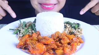 ASMR BALADO UDANG KENTANG • Indonesian home food
