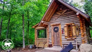 Log Cabin Porch Build Using Hand Tools and an Alaskan Chainsaw Mill