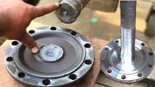 Amazing Technique Broken Rear Axle Repairing / Restoration Broken Truck Rear Axle / Complete Procees