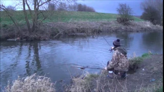 Hardcore Chub fishing on the River Dearne , Feb 2017