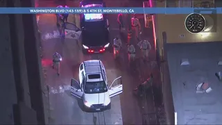 Authorities pursue suspected DUI driver in East L.A.