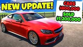 Flipping Cars for MAXIMUM PROFIT in The Car For Sale Simulator 2023 Update!