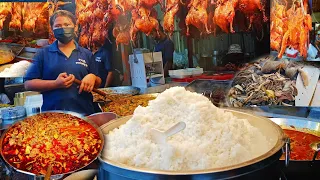 SO TASTY! Grilled Duck, Beef Offal Stew & More - Very Popular Cambodian Street Food In Phnom Penh