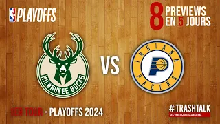 NBA Playoffs 2024 : Bucks - Pacers, la preview