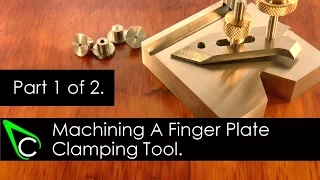 家庭用機械工場の工具製作 - フィンガー プレート クランプ ツールの加工 - パート 1