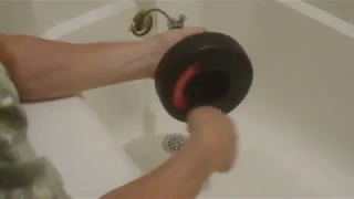 How To Unclog A Bath Tub Drain With A Husky Drum Auger Pluming Snake