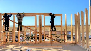 How to build a good quality wooden frame house. Step by step instruction