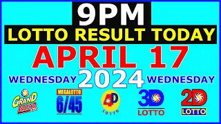 Lotto Result April 17 2024 9pm PCSO