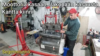 Valmet 565.2 - Moottorin kasaus #2 - Kantta, jakopäätä nippuun