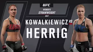 EA Sports UFC 2 - Karolina Kowalkiewicz vs Felice Herrig UFC 223 Full Fight Simulation