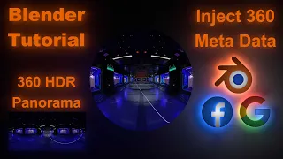 Render 360 HDRI + Meta Data - Blender Tutorial