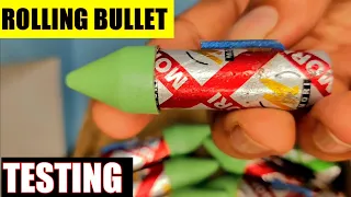 ROLLING BULLET BOMB TESTING - NEW CRACKER FROM MORI FIREWORKS | MORI CRACKERS TESTING