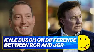 Kyle Busch describes differences between RCR & JGR | Harvick's Happy Hour