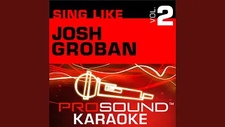 My Confession (Karaoke Instrumental Track) (In the Style of Josh Groban)