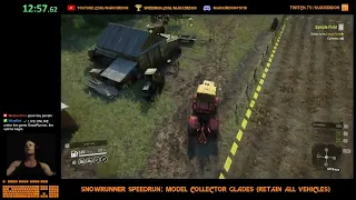 Snowrunner Speedrunning: Model Collector Glades 2:23:40