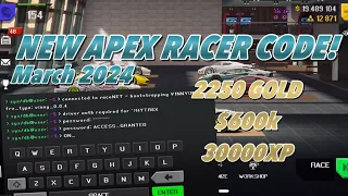 New Apex Racer Codes | March 2024