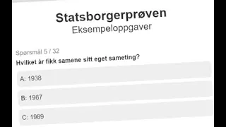 STATSBORGERPRØVEN