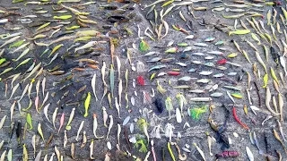 Recycled Fishing Lure Challenge! Crankbaits, Swimbaits, Chatterbaits and MORE! (400+ LURES!!)