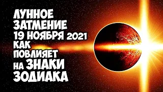 Лунное затмение 19 ноября 2021 Как повлияет на Знаки Зодиака