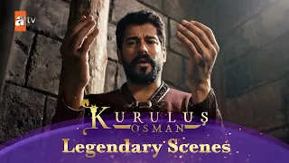 Kurulus Osman Urdu | Legendary Scenes - 304 | Osman Sahab ki dua!