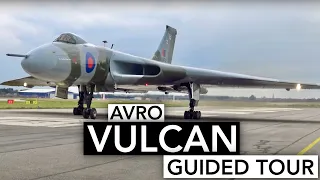 Guided tour through an Avro Vulcan + engine run!