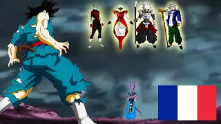 Goku en tant que roi défie les rois les plus forts seuls en même temps après avoir tué zeno
