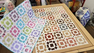 DONNA'S FREE "ROLLING STONE" QUILT PATTERN FULL TUTORIAL!!!