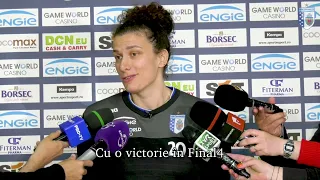 Jelena Grubisic: "Ambele echipe avem șanse de 50-50! Îmi doresc o victorie în Final4!"