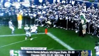 Golden Tate Jumps Into MSU Marching Band