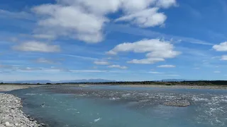 4K UHD - Waimakariri River in Summertime - Canterbury - South Island - Inspirational Music