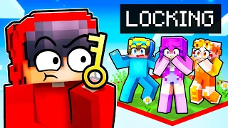 Locking Friends on ONE BLOCK for 24 Hours!