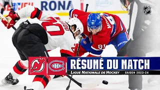 Devils vs Canadiens 24/10 | Faits saillants