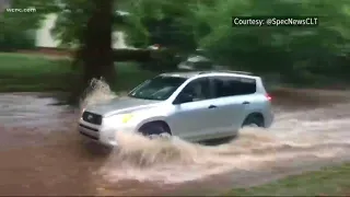 Flooding in the Charlotte area