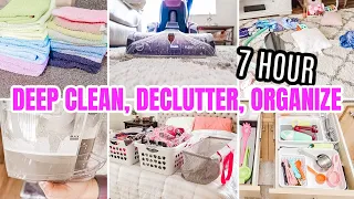 *EXTREME* DECLUTTER ORGANIZE DEEP CLEAN WITH ME | CLEANING MOTIVATION | DECLUTTERING & ORGANIZING
