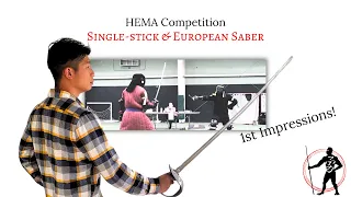 1st time Competing in HEMA Single-stick and Steel Saber