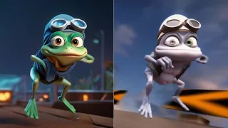 Crazy Frog - Flash funny Cartoon meme - Frog Dance - Crazy Frog - The Flash Funny | 3D Art Fun Meme