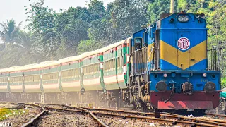 15 in 1 || Bangladeshi Express Train Video || Alco loco