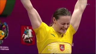 Gintarė Bražaitė — 210kg 5th Place — 🇱🇹 2021 European Weightlifting Championships - Women’s 71kg