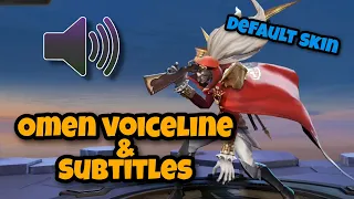 Omen Voice Lines (Default Skin) Omen All Quotes & Sayings | OMEN | AoV YouTube | Liên Quân Mobile