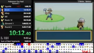Pokemon Fire Red round 2 speedrun in 3:29 (IGT)