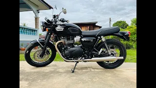 #Triumph T100 Bonneville 2023 #น้อง BlackHawk