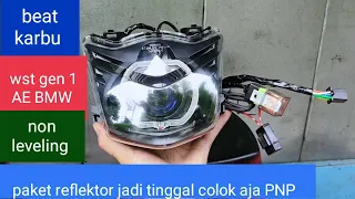 reflektor beat karbu wst gen 1 AE BMW non leveling sinar otomotif